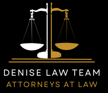 professional law logo for deniselawteam